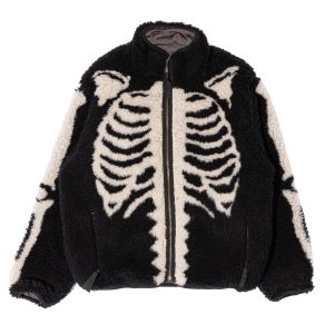 BONE BOA FLEECE REVERSIBLE BLOUSON