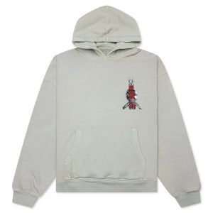 BONES II OVERSIZED HOODIE CEMENT CORROSION