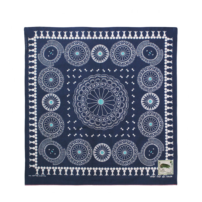 FASTCOLOR SELVEDGE BANDANNA (CONCHO)